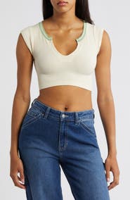 BDG Urban Outfitters Going for Gold Crop Top