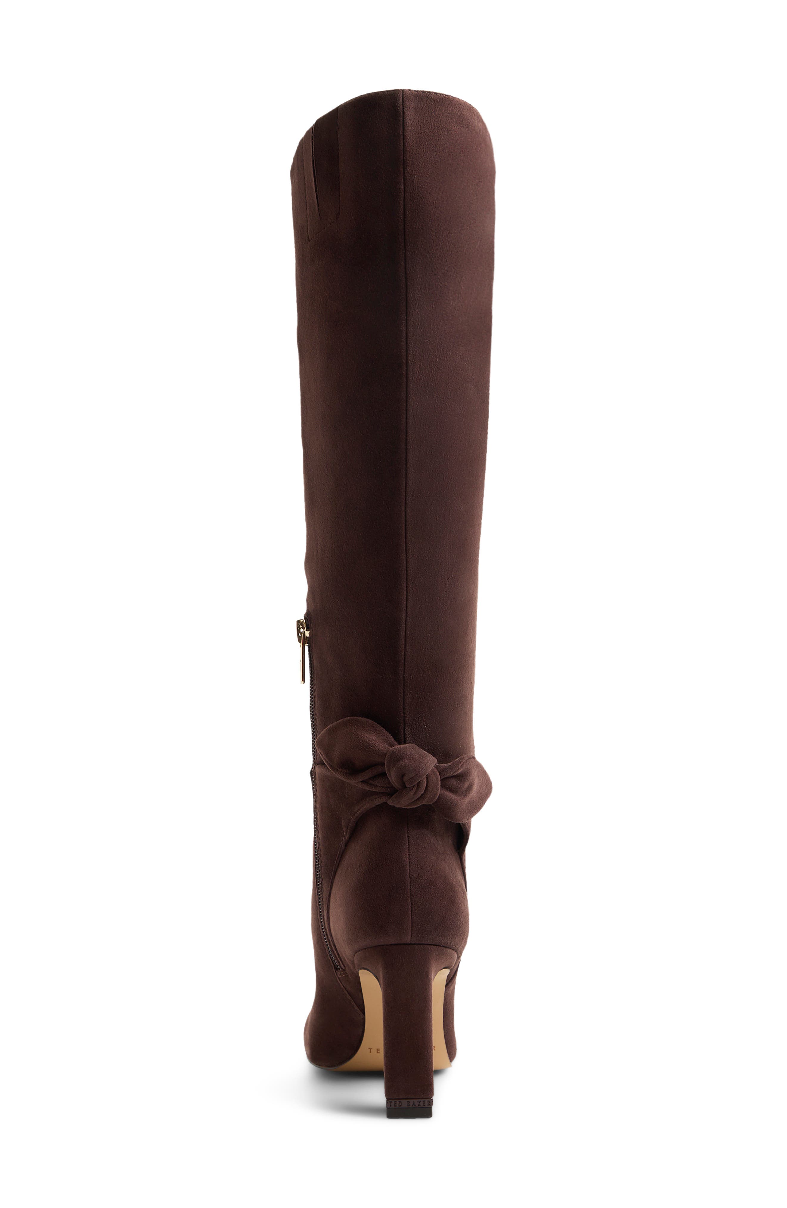 Daphne Knee High Boot, Alternate, color, DARK BROWN