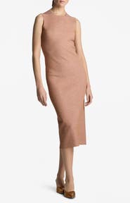 ST. JOHN Metallic Piqué Knit Dress