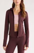 Zella Cozy Tech Zip Hooded Jacket