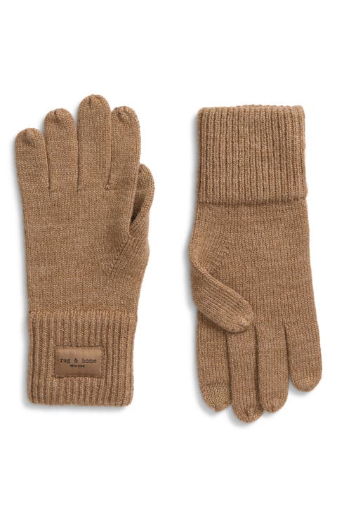 Blake Logo Patch Ribbed Gloves