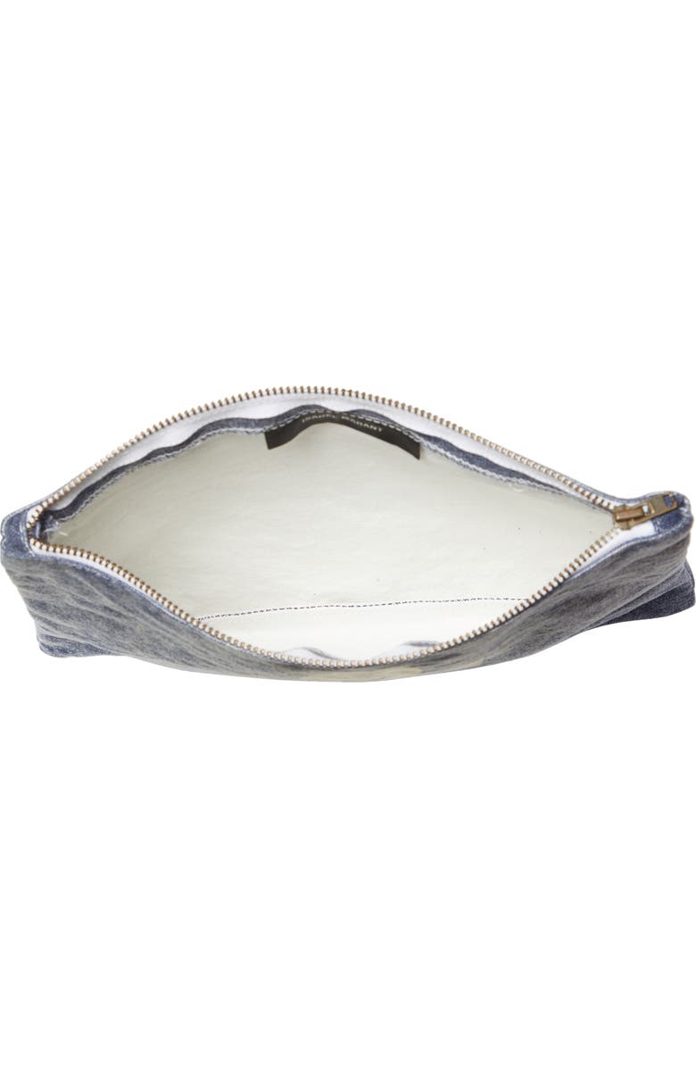 Isabel Marant Nettia Denim Clutch, Alternate, color,