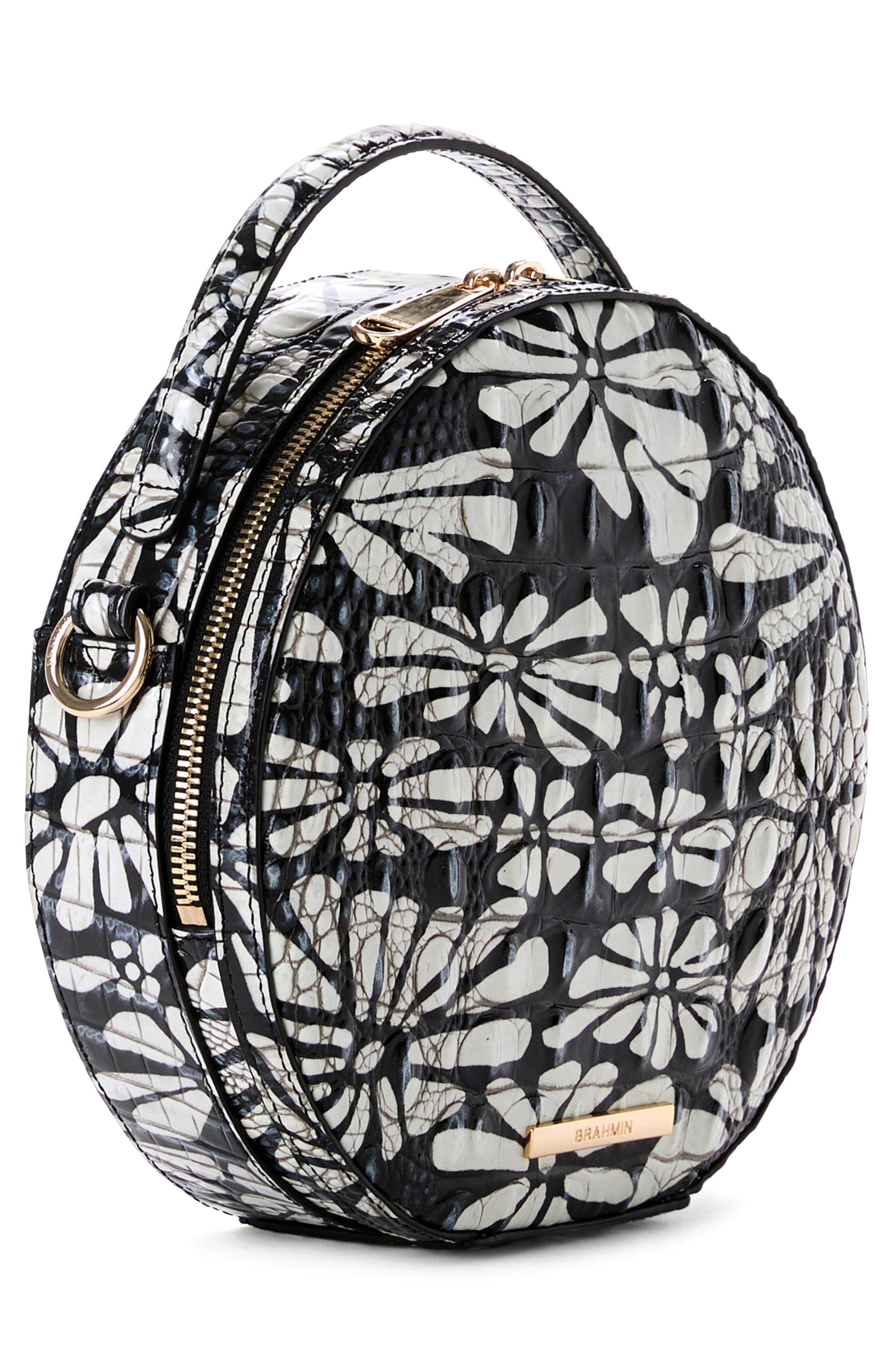 Brahmin Lane Croc Embossed Leather Crossbody Bag, Alternate, color, 