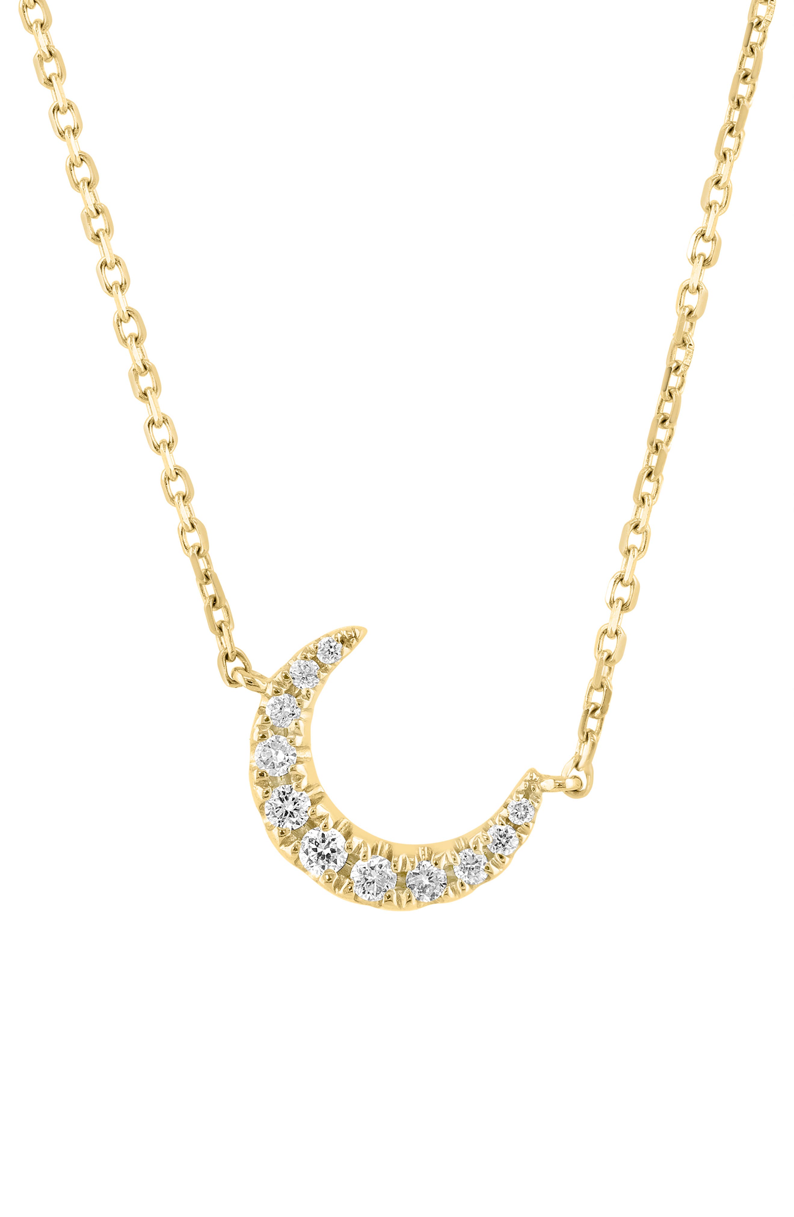 EFFY Diamond Crescent Pendant Necklace