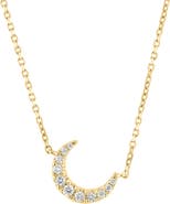 EFFY Diamond Crescent Pendant Necklace
