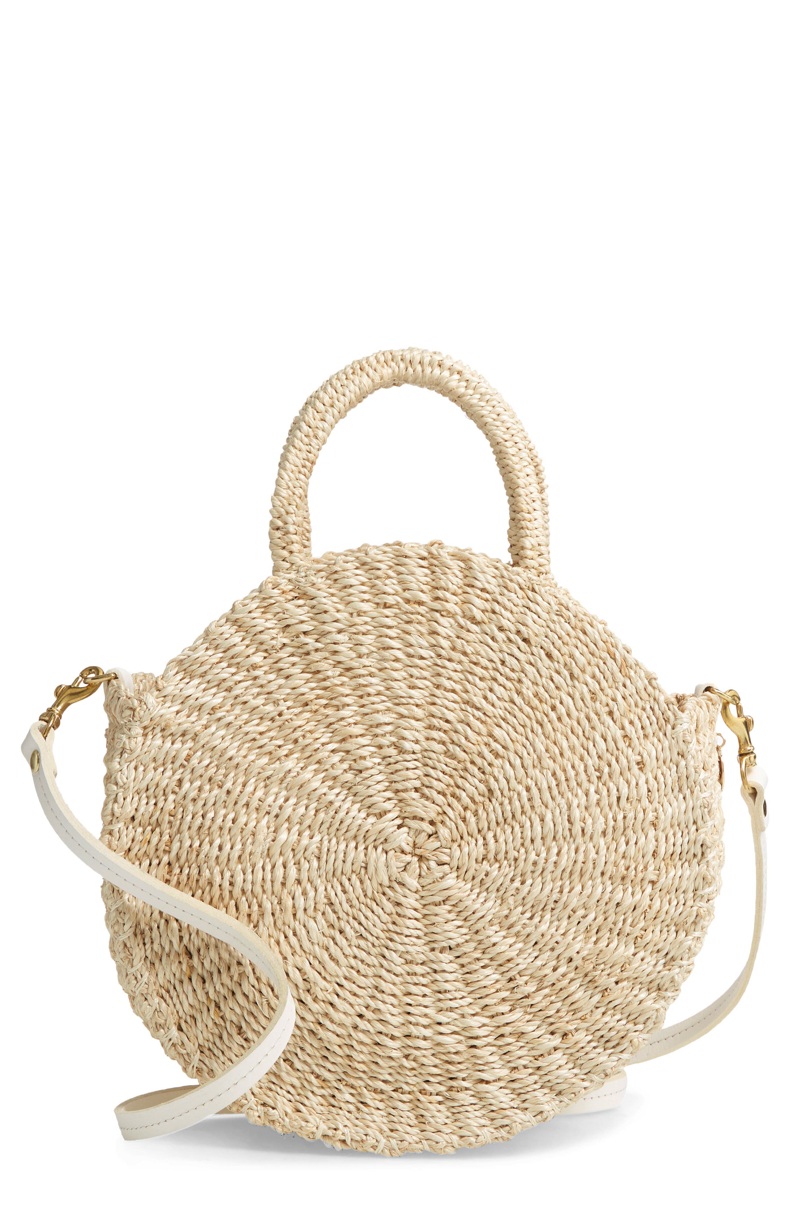 Moyen Alice Abacá Bag, Main, color, CREAM