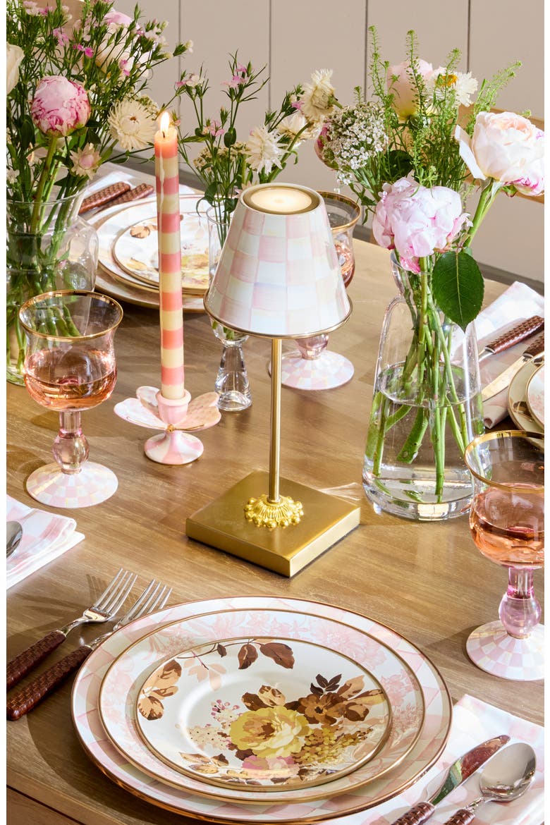 Rosy Check LED Rechargeable Cafe Table Lamp, Alternate, color, ROSY