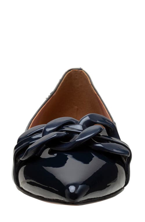 Linea Paolo Nora Pointed Toe Flat In Blue