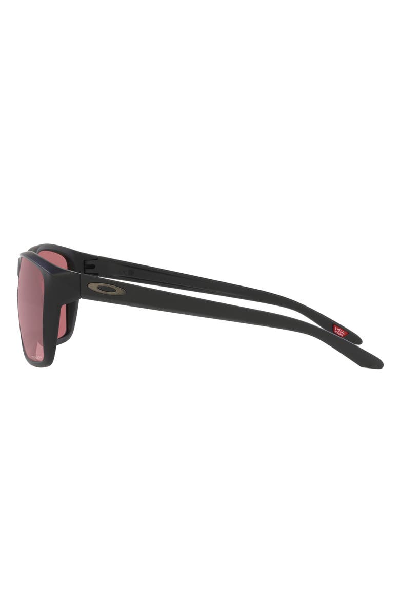 Oakley Sylas 60mm Prizm<sup>™</sup> Rectangular Sunglasses, Alternate, color, Matte Black