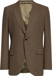 TOM FORD Fresco Mohair, Wool & Linen Blend Blazer