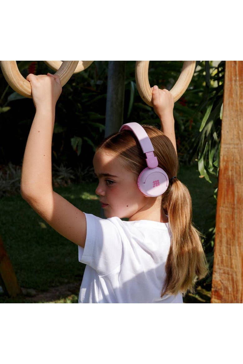 Bluetooth Headphones for Kids, Wireless , with Premium Sound Quality, Built In Microphone, 24 hours Playtime, Study Mode and Deep Bass, AUX Cord Black, Alternate, color, Purple