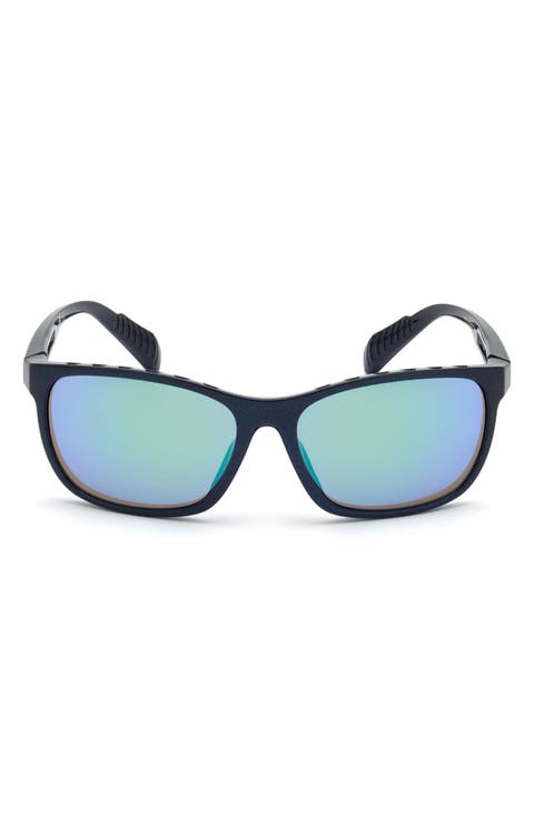 62mm Square Sunglasses