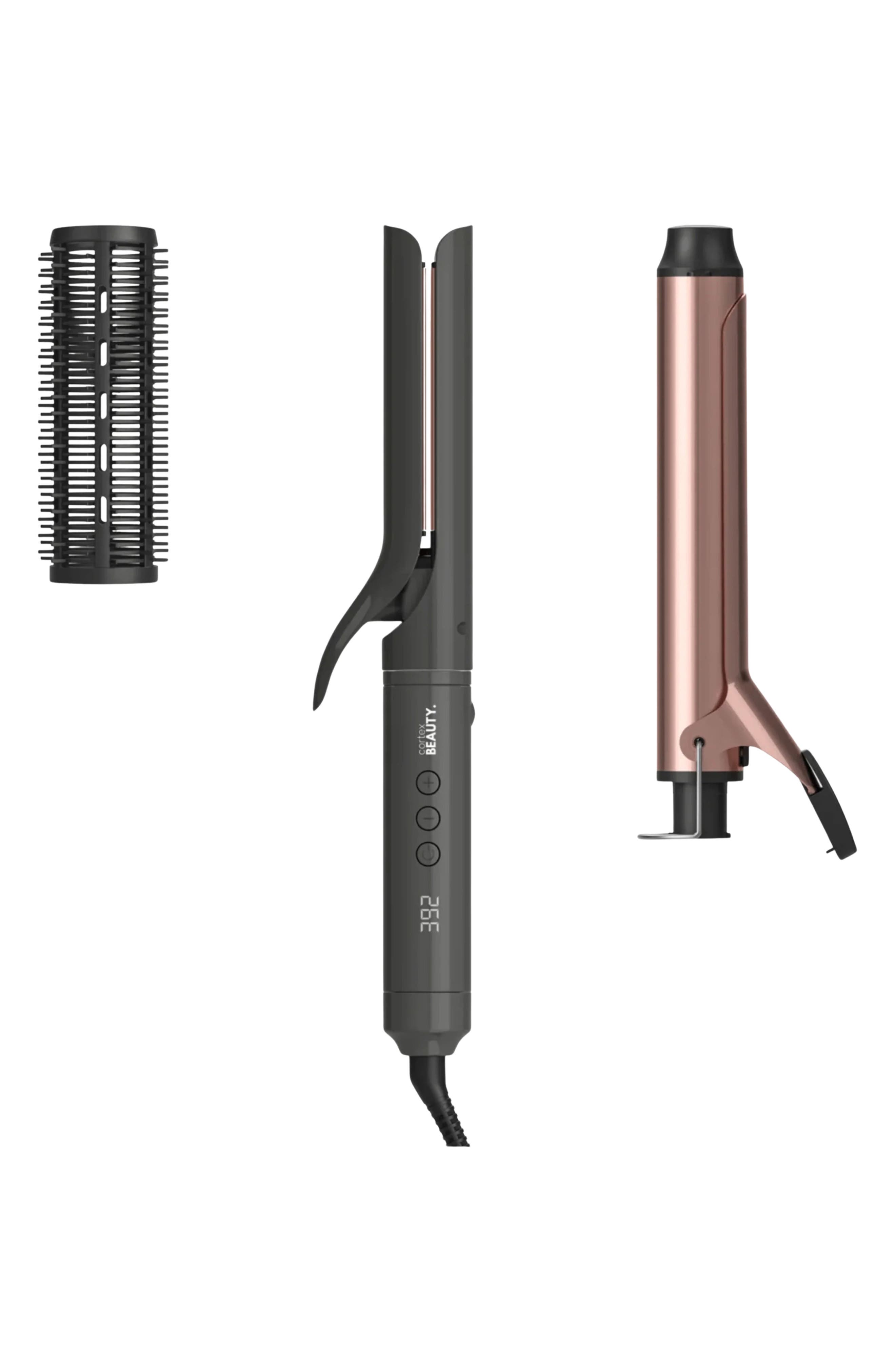 Cortex Beauty Cortex 3-in1 Multi Styler Set With Digital Display In Black