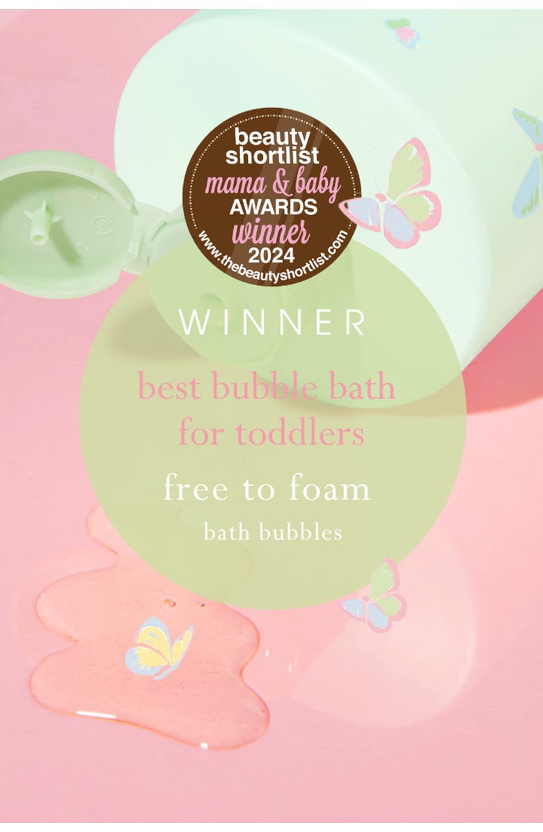 Little Butterfly London KIDS Free to Foam Bath Bubbles 300ml, Alternate, color, Bath Bubbles 300Ml