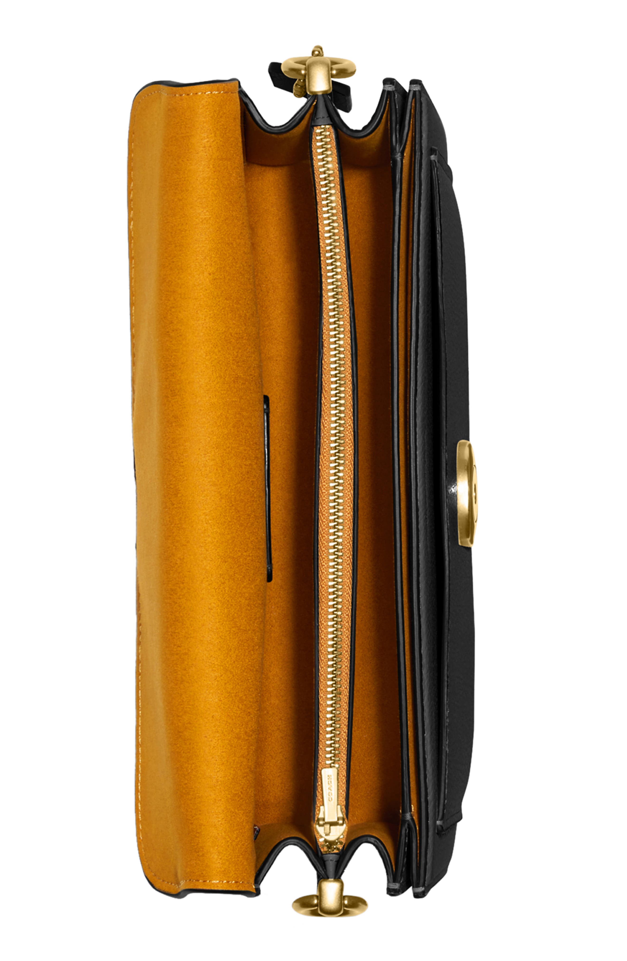 COACH Tabby 26 Leather Shoulder Bag, Alternate, color, B4/ Black