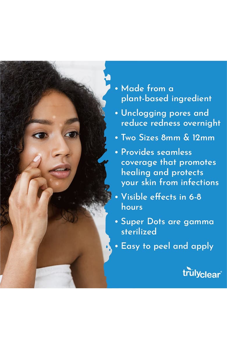 TRULY CLEAR Hydrocolloid Acne Dots 72Ct 2 Sizes, Alternate, color,