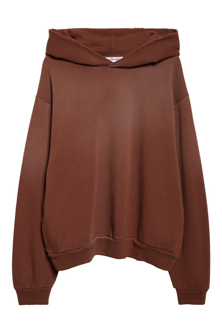Stockholm Oversize Distressed Graphic Hoodie, Alternate, color, CHOCOLATE BROWN
