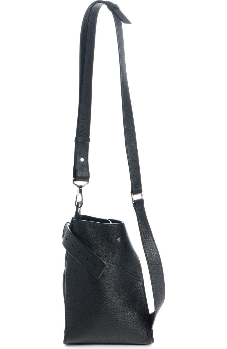 Givenchy Small Belted Leather Sling Bag, Alternate, color, Black