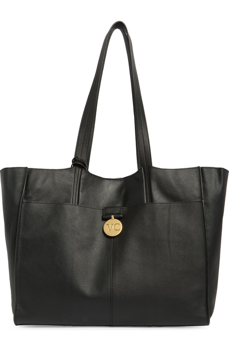 Vince Camuto Elice Leather Tote, Main, color,