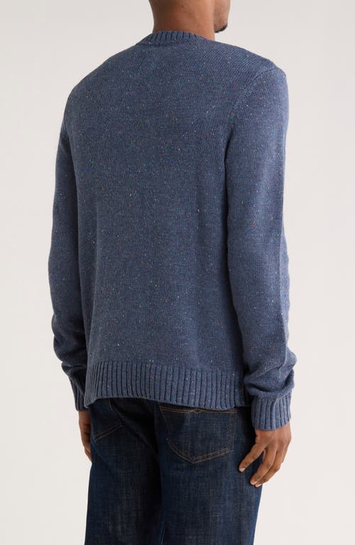 Union Everett Nep Crewneck Sweater In Blue