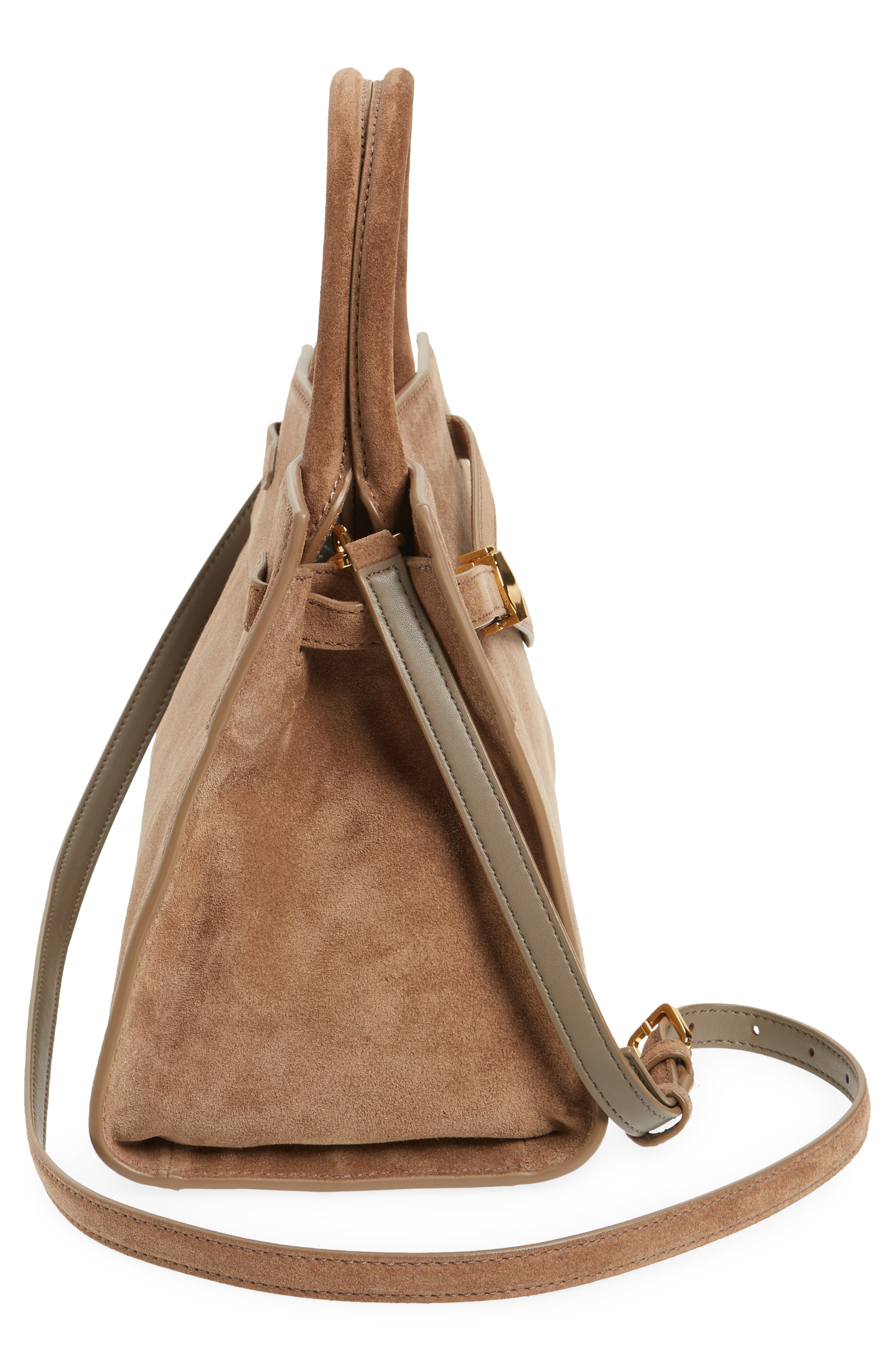 Veronica Beard Dash Suede Tote, Alternate, color, 