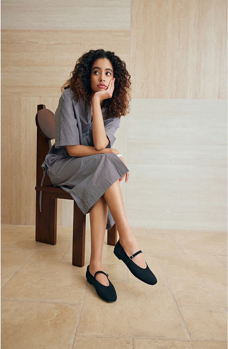 VIVAIA Almond-toe Mary-Jane ballet flats, Alternate, color,