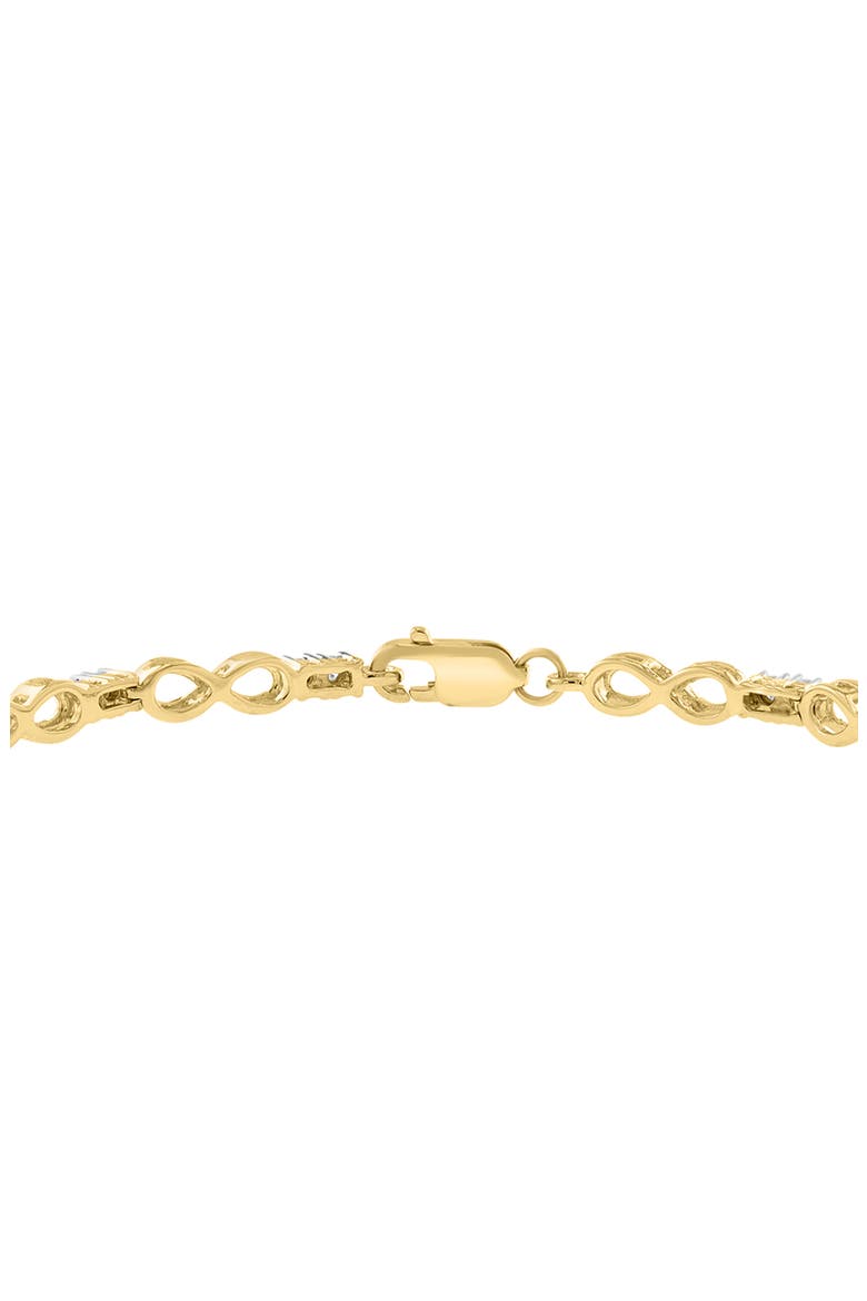 Diamond Infinity Chain Bracelet, Alternate, color, GOLD