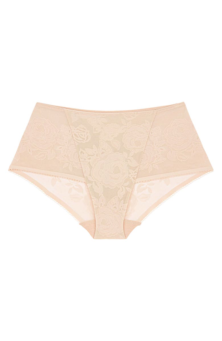 TRIUMPH Wild Rose Sensation Shaping Briefs, Main, color, Nude Beige