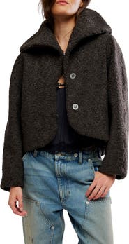 Free People Softest Touch High Pile Fleece Jacket