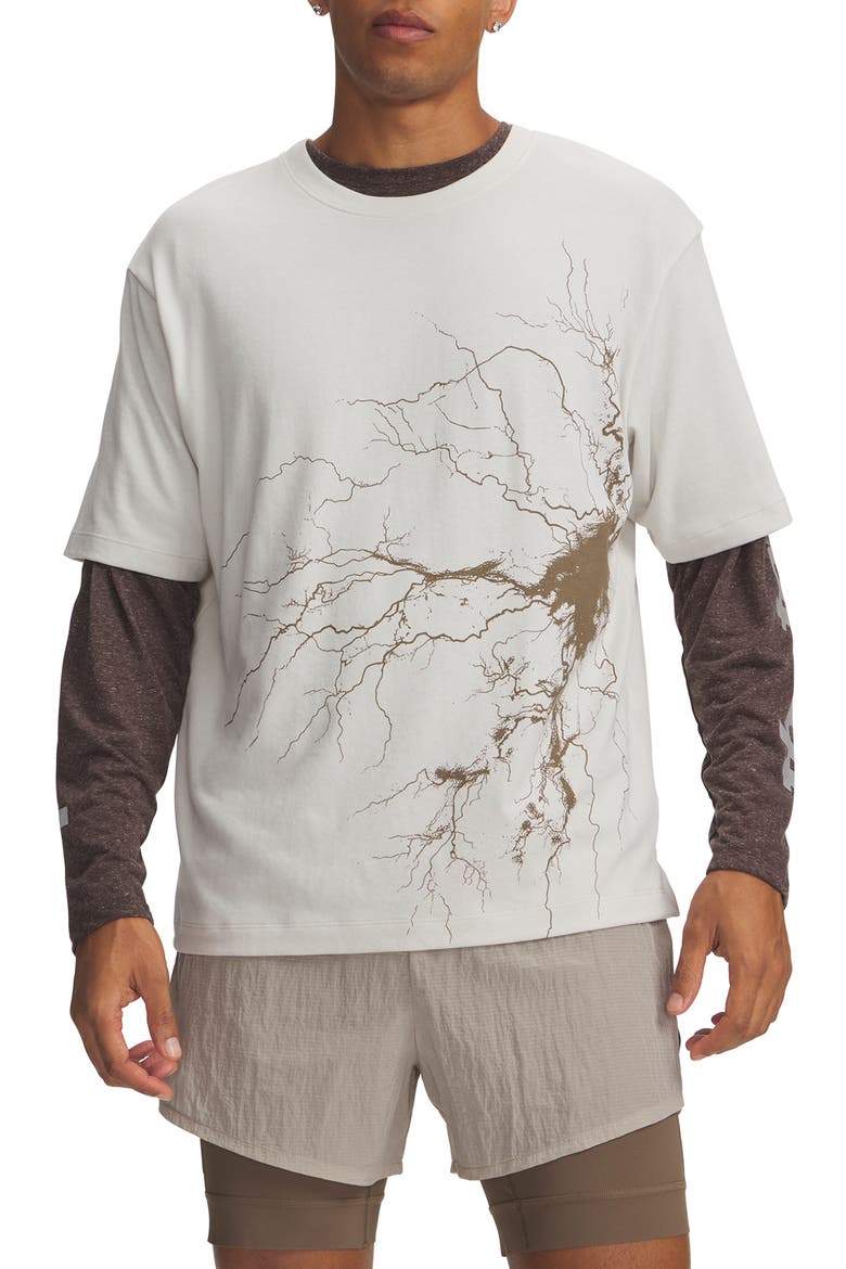 Lightning Graphic T-Shirt, Main, color, SUMMIT WHITE / / REFLECTIVE