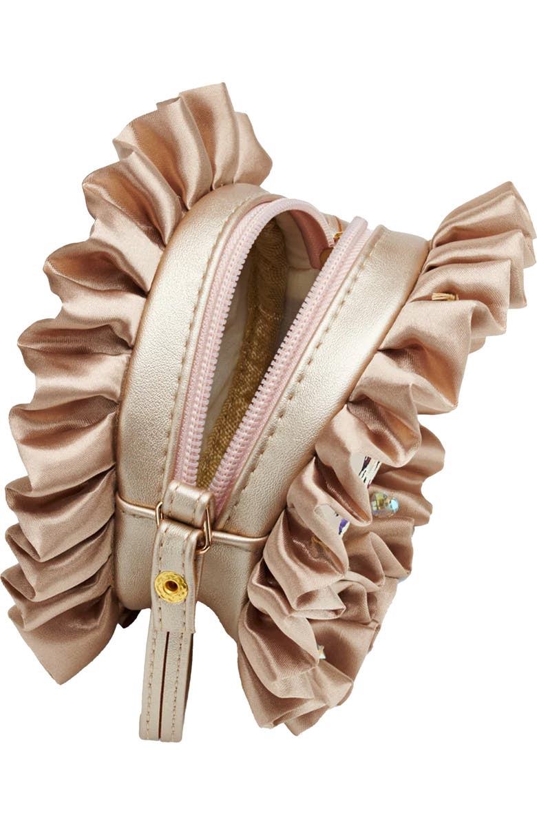 Stych Carousel Unicorn Ruffle Crossbody Bag, Alternate, color, Pink