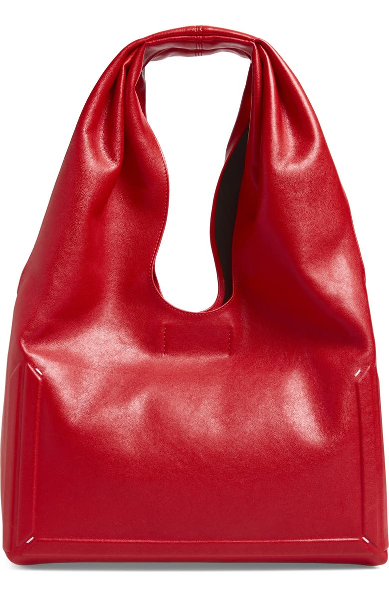 Maison Margiela Medium Box Bag, Main, color, Red