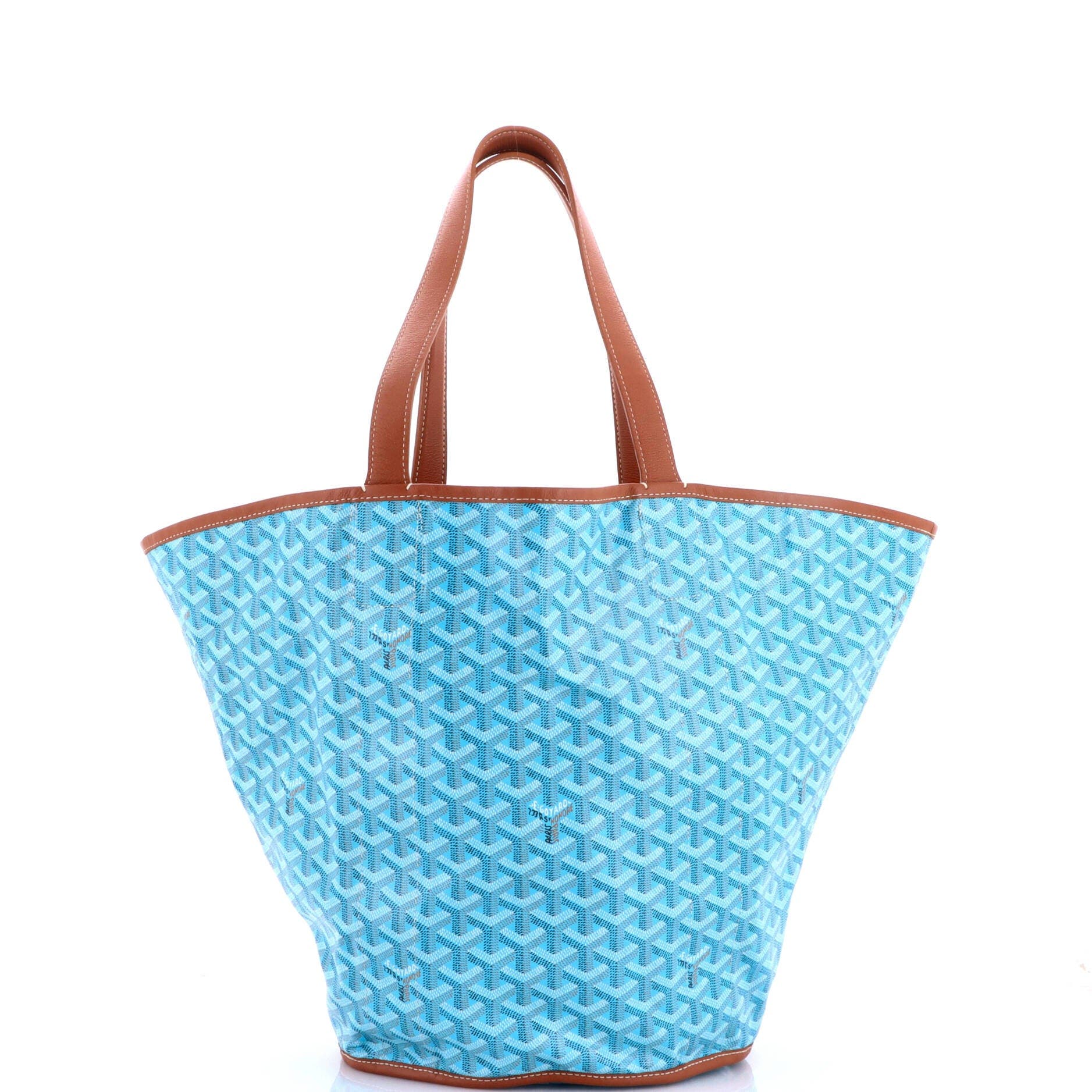 Belharra Reversible Tote Coated Canvas, Alternate, color, Blue
