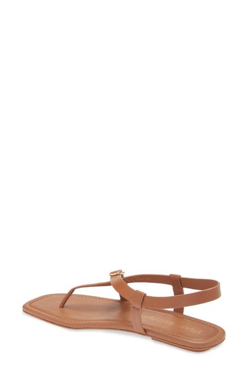 Stuart Weitzman Benni Sandalen Aus Leder In Tan
