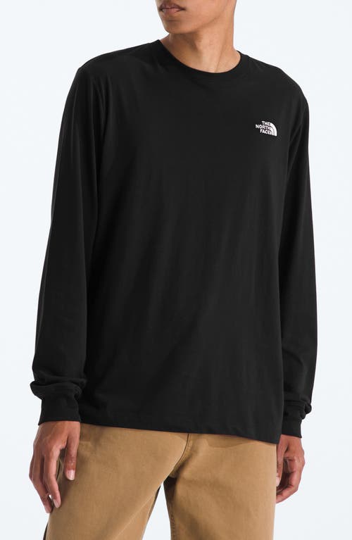 The North Face Evolutions Long Sleeve T-shirt In Black