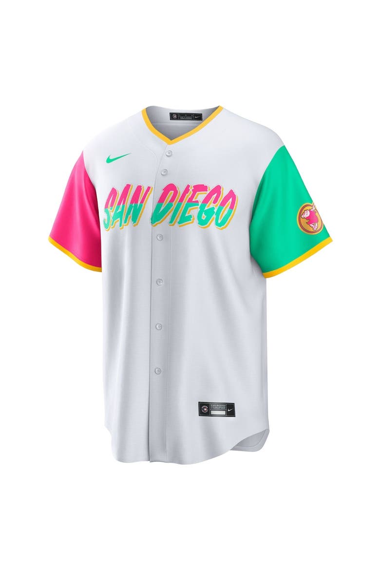 Men's Nike Fernando Tatis Jr. White San Diego Padres City Connect Replica Player Jersey, Alternate, color, White