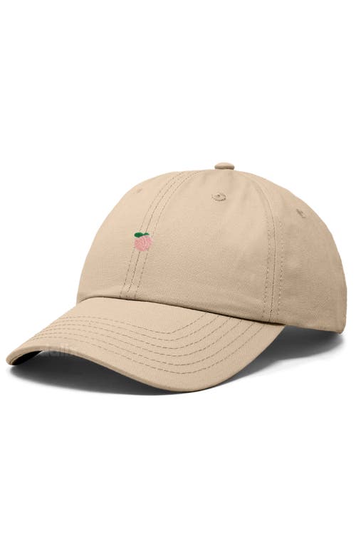 Dalix Lil Peach Dad Cap In Brown
