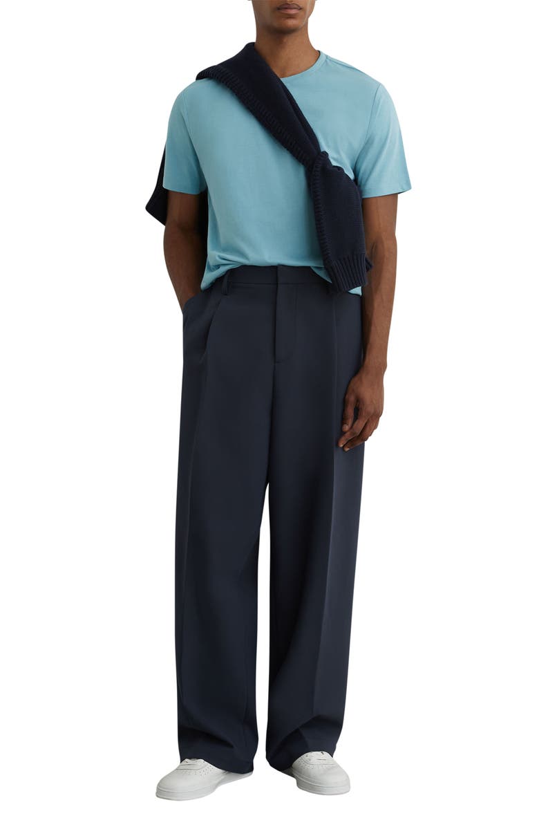 Reiss Bless Cotton T-Shirt, Alternate, color, Sea Blue