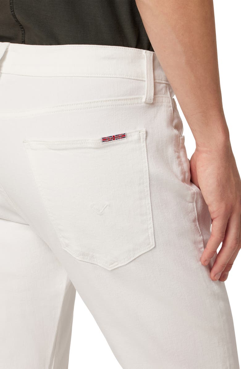 Hudson Jeans Blake Slim Straight Leg Jeans, Alternate, color, White