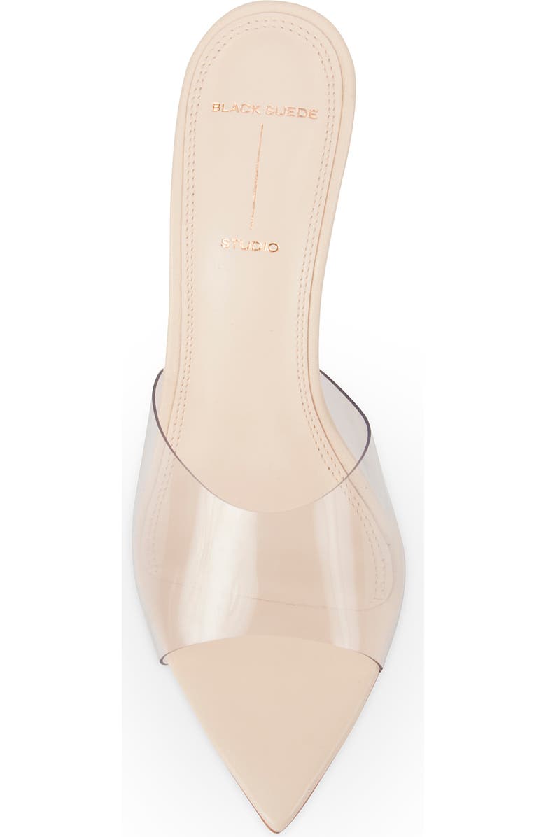 BLACK SUEDE STUDIO Bella Sandal, Alternate, color, Blush Leather/ Blush Pvc