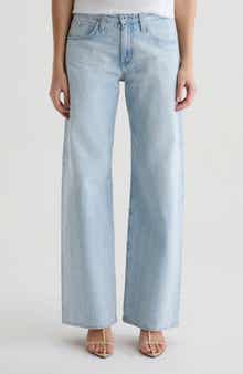 AG Adria Low Rise Wide Leg Jeans