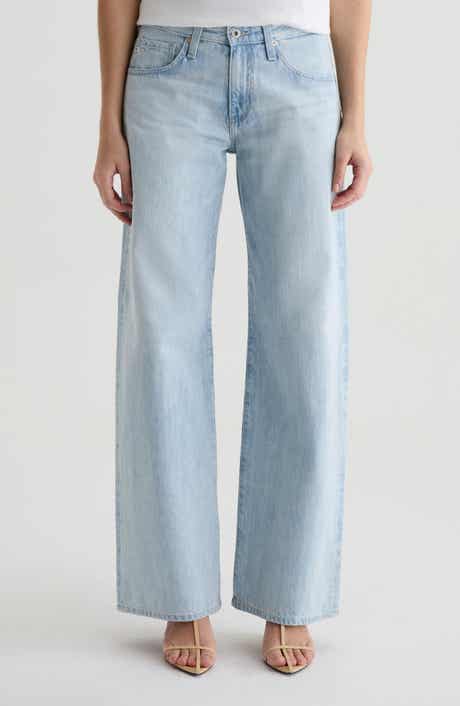 AG Adria Low Rise Wide Leg Jeans