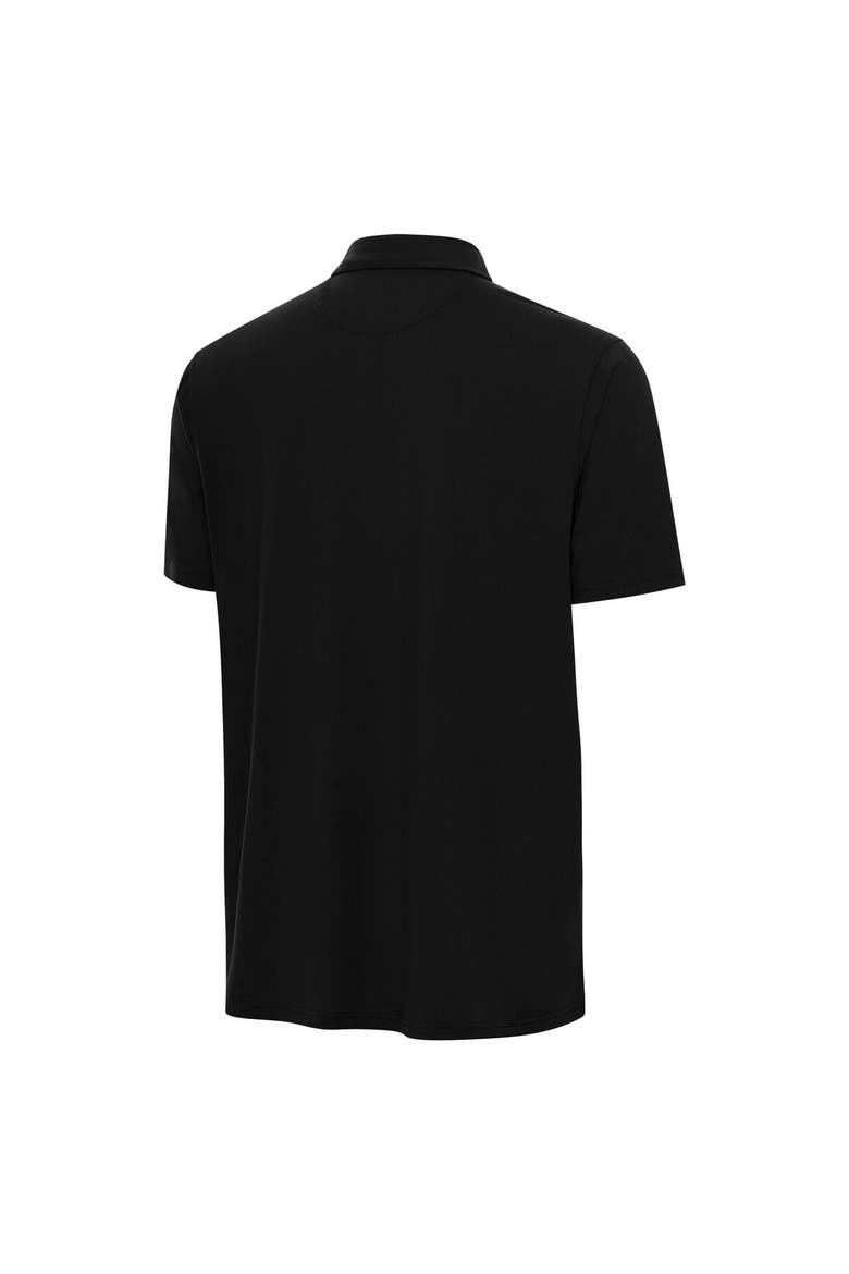 Men's Antigua Black Houston Texans Era Polo, Alternate, color, Black