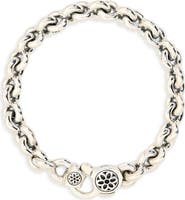 Good Art Hlywd Men's Fin Link Sterling Silver Bracelet