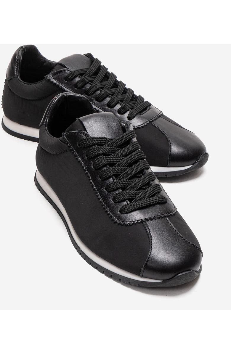 Forever & Always Shoes Unica Leather Sport Sneaker, Main, color, Black