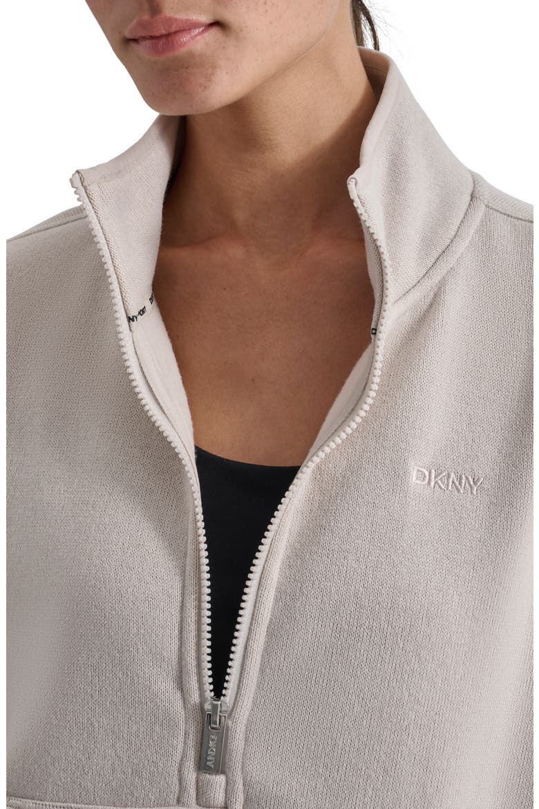 Half Zip Fleece Sweatshirt, Alternate, color, OAT