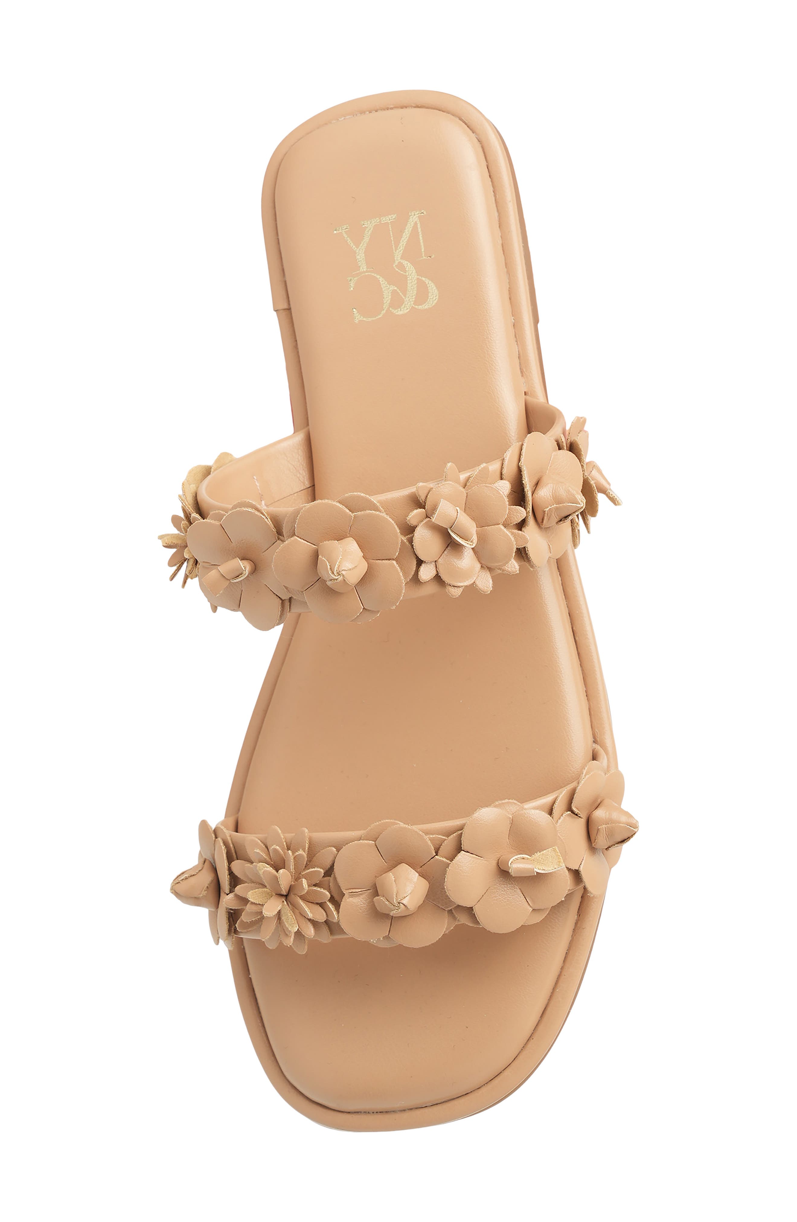 NEW YORK AND COMPANY Poppy Slide Sandal, Alternate, color, Beige