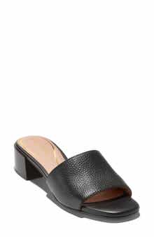 Cole Haan Calli Single Band Block Heel Slide Sandal