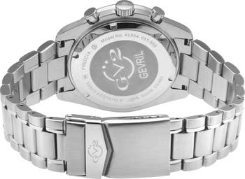 Freccia Stainless Steel Swiss Quartz Bracelet Watch, 42mm
