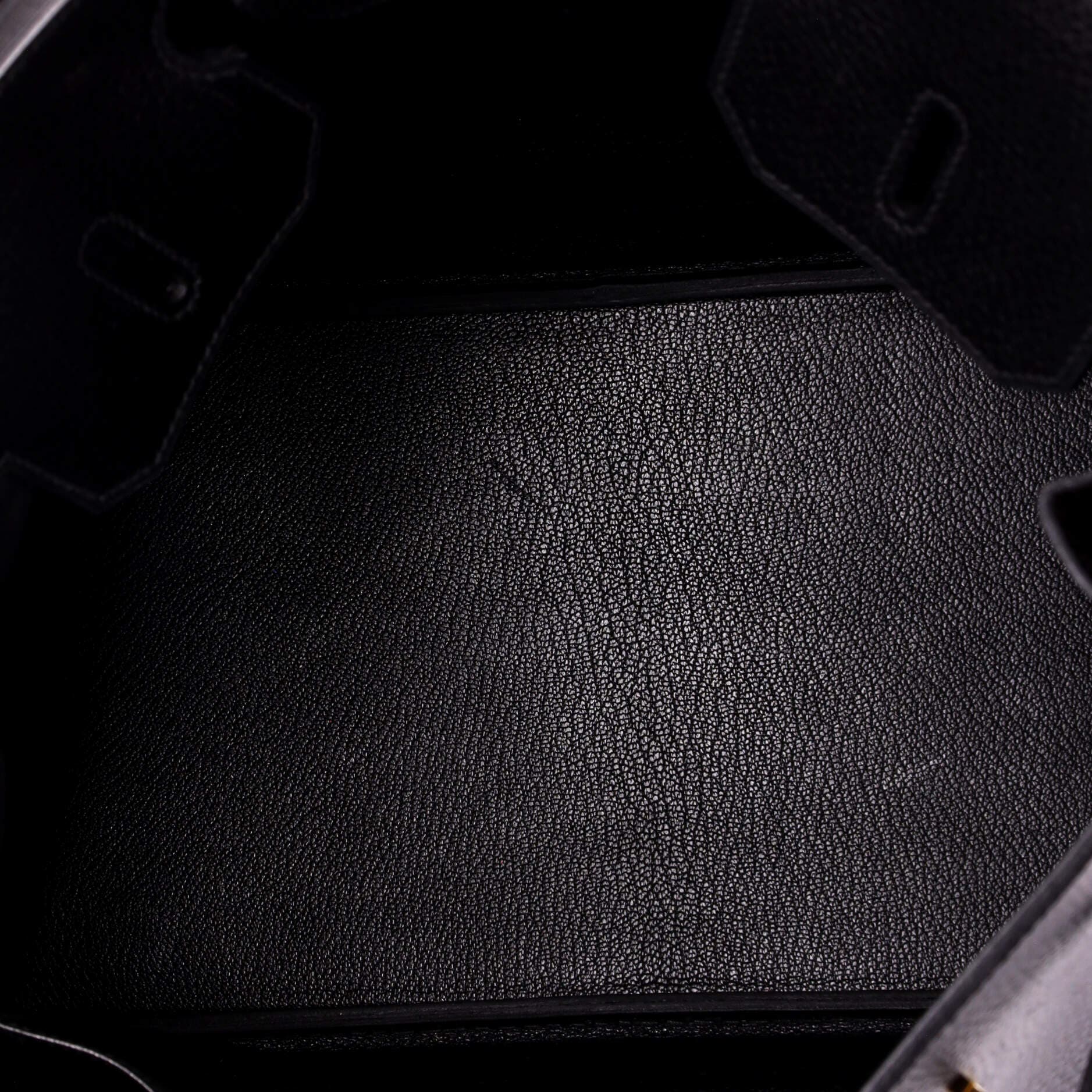 Pre-Owned Hermes Birkin Handbag Black Ardennes with Gold Hardware 35, Alternate, color, Noir